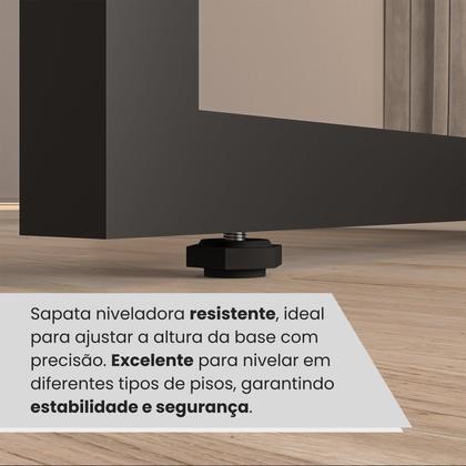 Imagem de Mesa para Sala de Jantar Retangular 120x90cm Mdf com Vidro Lunna