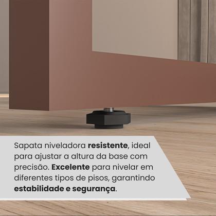 Imagem de Mesa para Sala de Jantar Retangular 160x90cm Mdf com Vidro Lunna