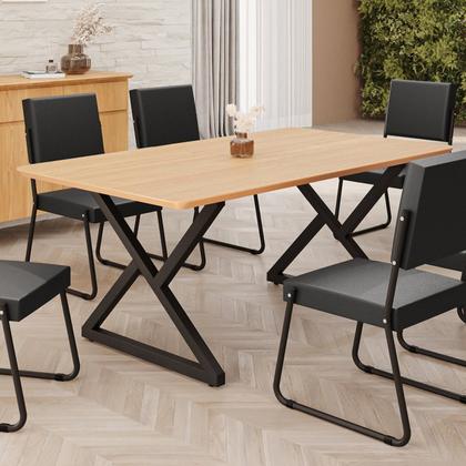 Imagem de Mesa para Sala de Jantar Retangular 160x90cm Mdf Império