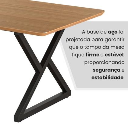 Imagem de Mesa para Sala de Jantar Retangular 160x90cm Mdf Império