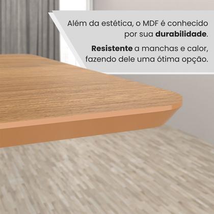Imagem de Mesa para Sala de Jantar Retangular 160x90cm Mdf Império