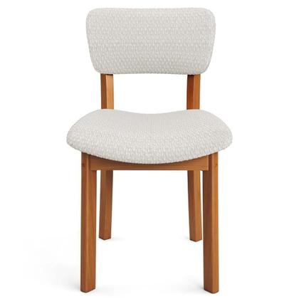 Imagem de Mesa Para Sala De Jantar Valência Com 06 Cadeiras Sala De Jantar Dara L02 Bouclê Cru - Lyam Decor