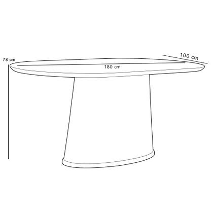 Imagem de Mesa Para Sala de Jantar Valência com 06 Cadeiras Sala de Jantar Dara L02 Linho Chumbo - Lyam Decor