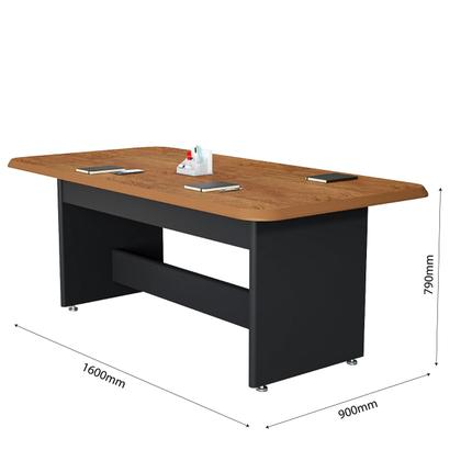Imagem de Mesa Para Sala De Reunião Escritório Grande Retangular 160cm