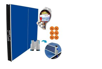 Imagem de MESA PING PONG 15mm 1013 KLOPF + Kit Raquetes e Bolinhas 5055 + Rede retratil + 6 bolas laranja Klopf 5076