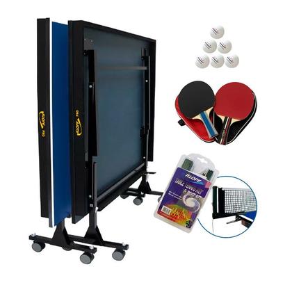 Imagem de MESA PING PONG MDF 25mm 1008 KLOPF + 2 Kits 5093 + Rede 5034