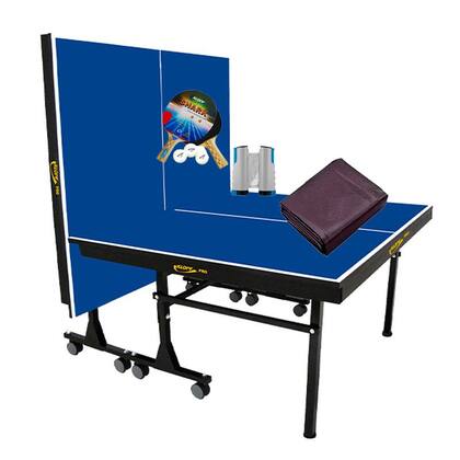 Imagem de MESA PING PONG MDF 25mm 1008 KLOPF + Kit 5055 + Rede 5096 + Capa
