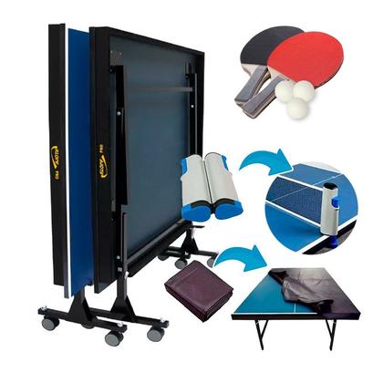 Imagem de MESA PING PONG MDF 25mm 1008 KLOPF + Kit Completo 5091 + Capa