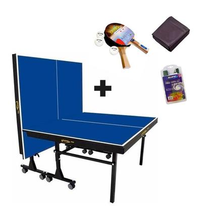 Imagem de MESA PING PONG MDF 25mm KLOPF 1008 + Kit 5055 + Rede Master 5034 + Capa Mesa Fechada