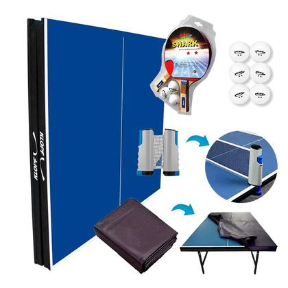 Imagem de MESA PING PONG MDP 15mm 1001 KLOPF + Kit 5055 + Kit 5096 + Capa