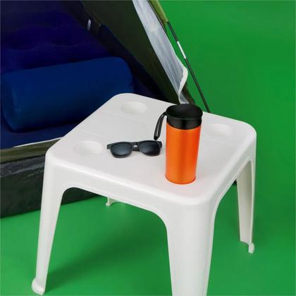 Imagem de Mesa Plástica Apoio Multiuso com Porta-copos Mor