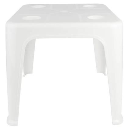 Imagem de Mesa Plástica de Apoio com Porta-Copos 43 x 51 cm Várias Cores MOR