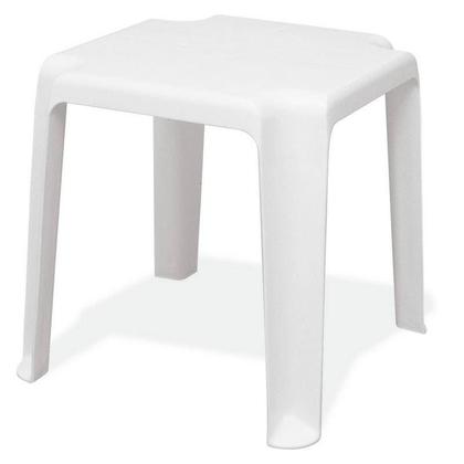 Imagem de Mesa plastica monobloco de apoio  pituba branca