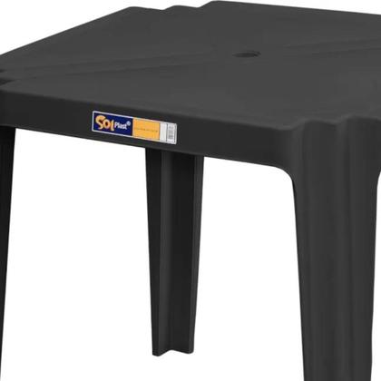 Imagem de Mesa Plástica Quadrada 70 X 70 Cm - Coruripe Solplast