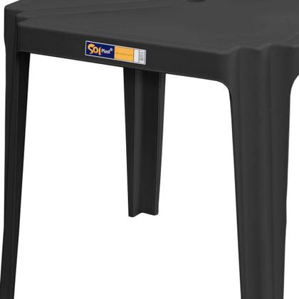 Imagem de Mesa Plástica Quadrada 70 X 70 Cm - Coruripe Solplast