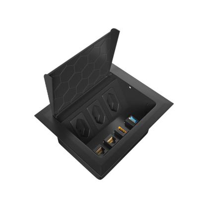 Imagem de Mesa Podcast Indutrial em Madeira Maciça com Ferro 1,80x0,90m 