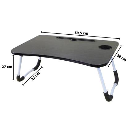 Imagem de Mesa portátil dobrável de mdf 59,5x39x27cm