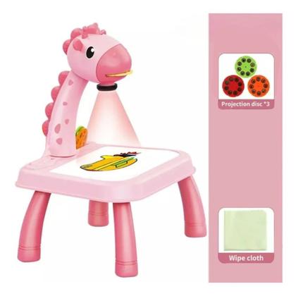 Imagem de Mesa Projetor Com Música Rosa 000876