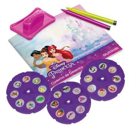 Imagem de Mesa Projetora Disney Princesas Multikids com 24 Desenhos - BR2133