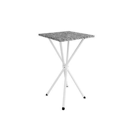 Imagem de Mesa Quadrada 70cm para Sala de Jantar Tampo Granito Léia