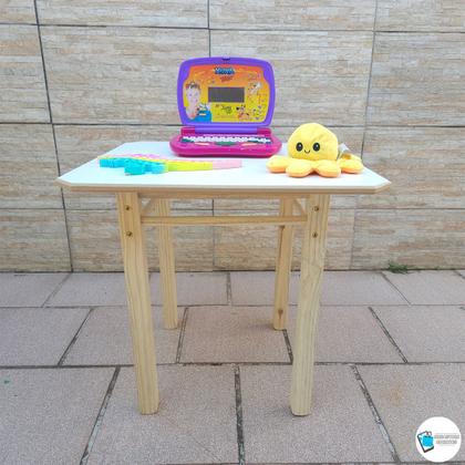 Imagem de Mesa Quadrada Infantil De Madeira MDF Super Resistente Para Atividades