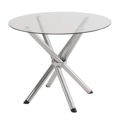 Imagem de Mesa Redonda com Tampo de Vidro 4800