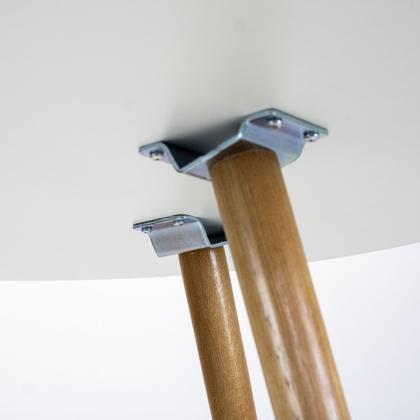 Imagem de Mesa Redonda Eiffel Com 70cm De Mdf Resistente