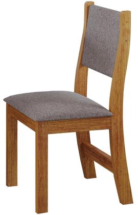 Imagem de Mesa Redonda Jantar Slin+4 Cadeira Sol Estofado Linho Vieiro