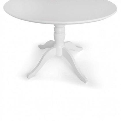 Imagem de Mesa Redonda Madeira Maciça Pé Central Torneado 4 Lugares Gardênia Yescasa