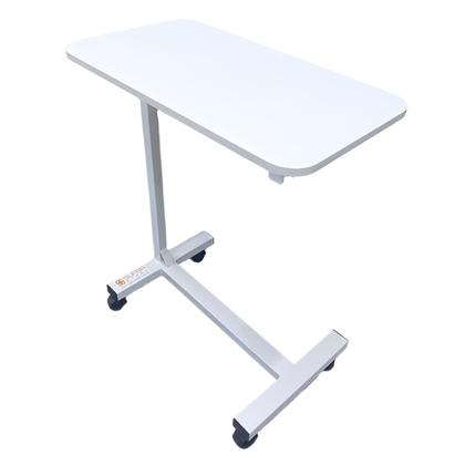 Imagem de Mesa Refeição Hospitalar MDF Leito Ajustável Rodinha