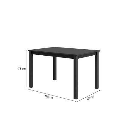 Imagem de Mesa Retangular 120x80cm Tampo em Mdf Monaco