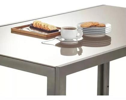 Imagem de Mesa Retangular Alumínio Para Jardim - 75x90x160cm 6 Lugares