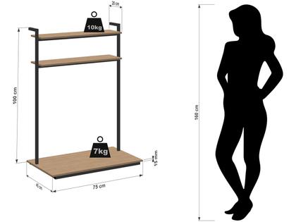 Imagem de Mesa Retangular D7 Home Modelo D-7005