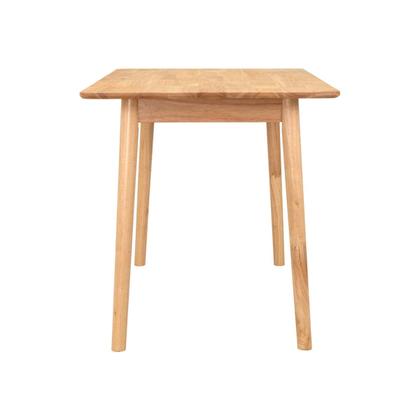 Imagem de Mesa Retangular de Madeira 120cm Resistente Luxo 4 Lugares