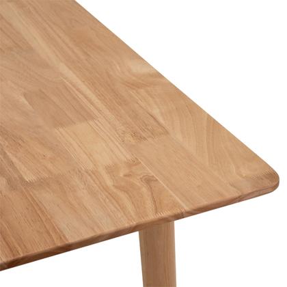 Imagem de Mesa Retangular de Madeira 120cm Resistente Luxo 4 Lugares