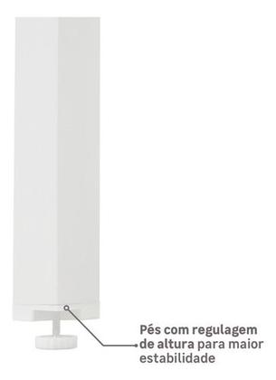 Imagem de Mesa Retangular Extensivel Jardim 135-270cm Aluminio Branco