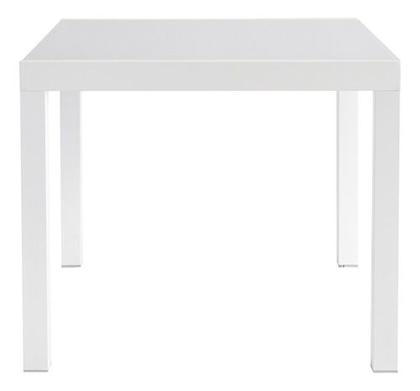 Imagem de Mesa Retangular Extensivel Jardim 90-160cm Aluminio Branco