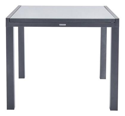 Imagem de Mesa Retangular Extensivel Jardim 90-160cm Aluminio - Cinza