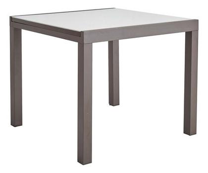 Imagem de Mesa Retangular Extensivel Jardim 90-160cm Aluminio - Marrom