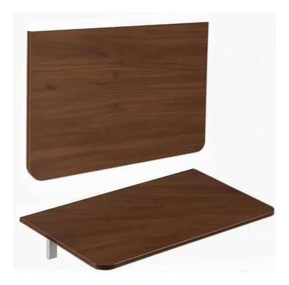 Imagem de Mesa Retrátil Pequena 60x30 Dobrável Madeira Ideal para Ambientes Pequenos