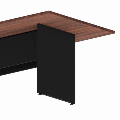 Imagem de Mesa Reunião 8 Lugares 200cm x100cm Retangular Executiva com Pé Painel para Escritório Corporativo F5 Office