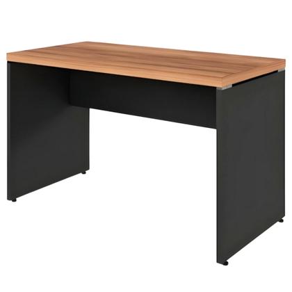 Mesa Secretaria Pe Painel Nogal/preto 120X60 - Acimaq - Gebb Work ...