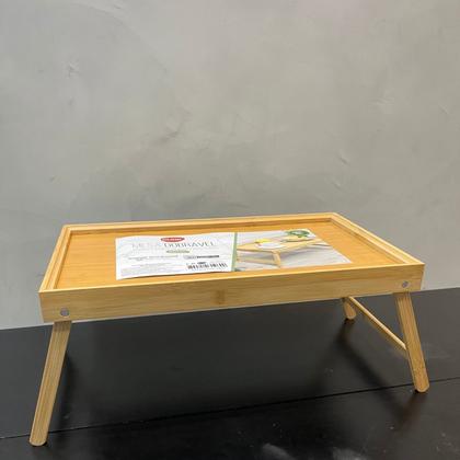 Imagem de Mesa Servir Café Da Manhã Na Cama - Bandeja em Bambu