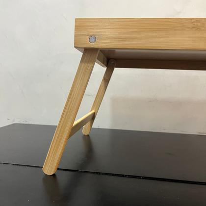 Imagem de Mesa Servir Café Da Manhã Na Cama - Bandeja em Bambu