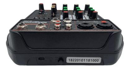 Imagem de Mesa Som MC4-Bt Mixer 4 Canais Bluetooth Soundvoice Bivolt