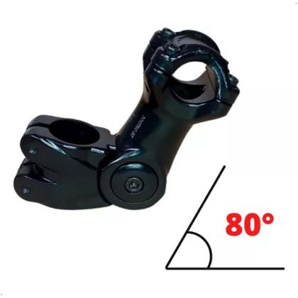 Imagem de Mesa Suporte Guidão Bicicleta Com Regulagem 24.5mmx100mm Over Bike 