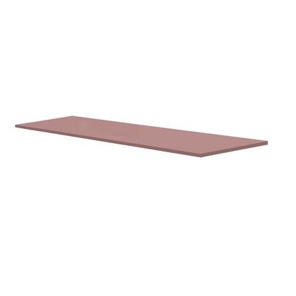 Imagem de Mesa Suspensa de Estudos Parede 120cm Escritório Suporte Bronze MDF Rose - Ahz Móveis