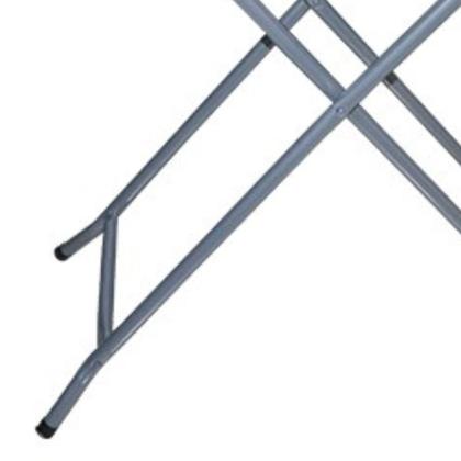 Imagem de Mesa Tábua de Passar Roupa Extra Forte Tecido Metalizado Prata