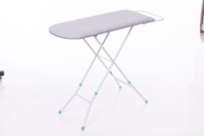Imagem de Mesa Tabua de Passar Roupa Mesa Passadeira Tecido Térmico Com Suporte para Ferro Portatil