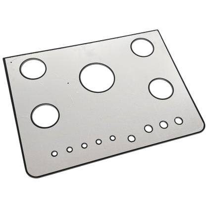 Imagem de Mesa Tampo Vidro Fogão Embutir Fischer 5 Bocas Gran Cheff TC